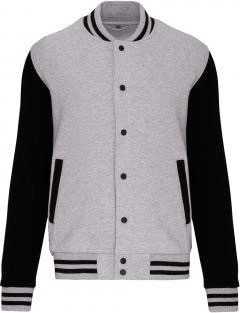 Jacket oxfordgrey black